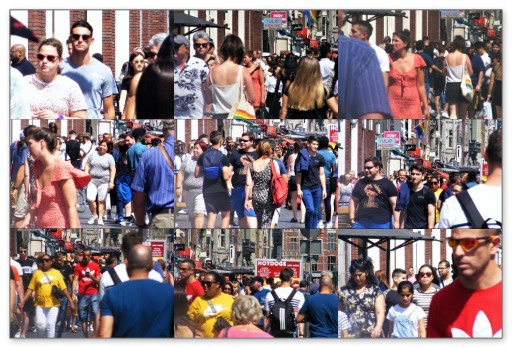 Damrak, Amsterdam, juli 2019