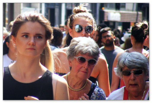 Damrak, Amsterdam, juli 2019