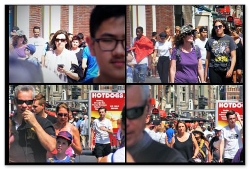 Damrak, Amsterdam, juli 2019