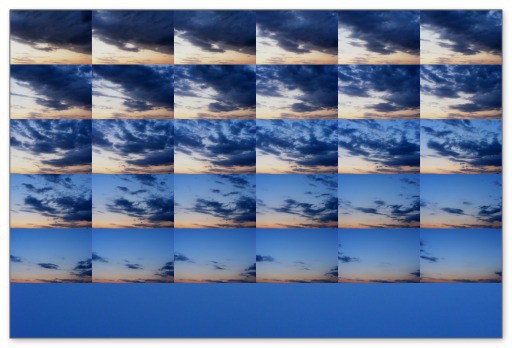 Zonsondergang-Blauwe-Uur